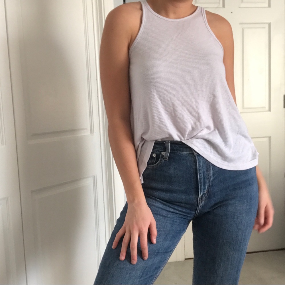Free people white T-Shirt